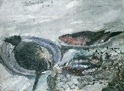 Lovis Corinth Fischstilleben oil